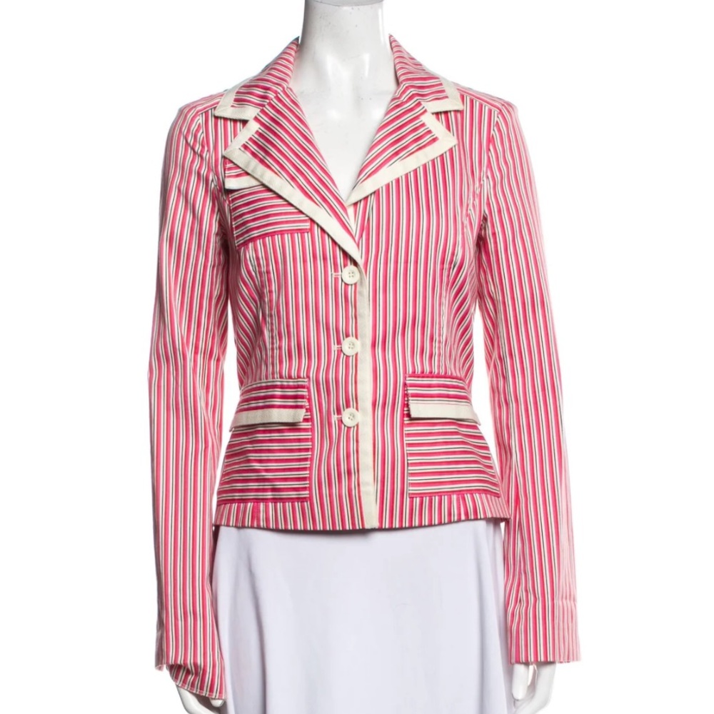 Diane Von Furstenberg Striped Blazer